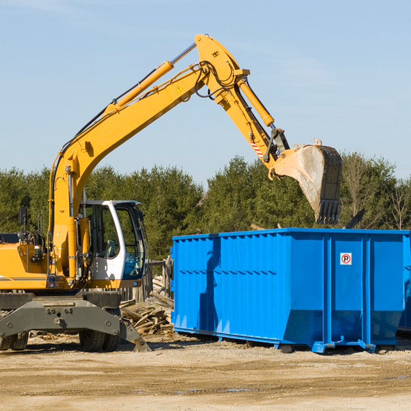 can i choose the location where the residential dumpster will be placed in College Station TX